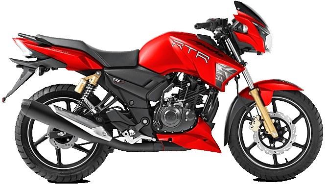 TVS Apache RTR 180 [2018-2019] (Matte Red)