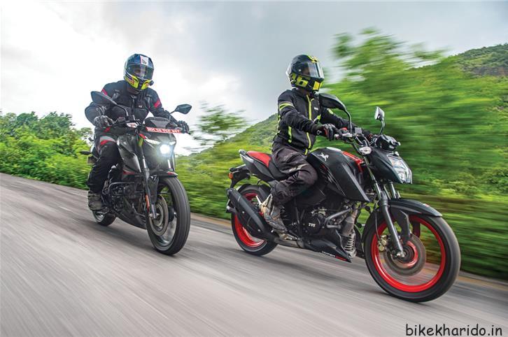Bajaj Pulsar N160 Vs TVS Apache 160