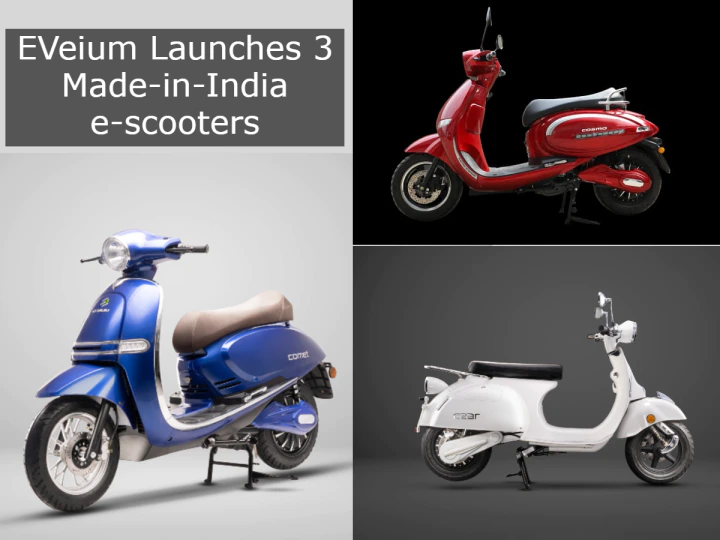 New EVeium Electrical Scooters Launch