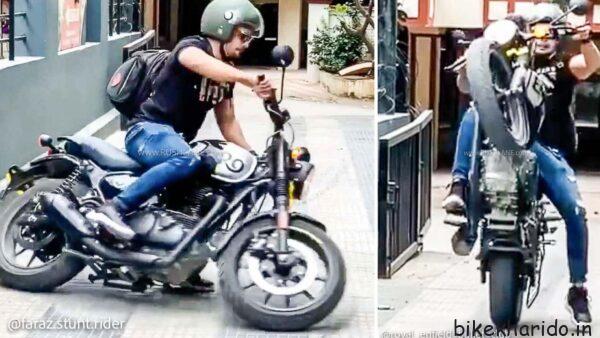 RE Hunter 350 Stunt Capabilities Showcased 