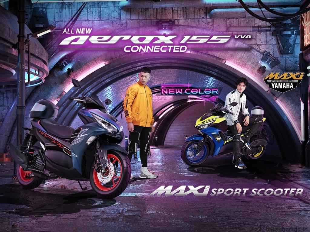 2023 Yamaha Aerox 155 Gets New Colours